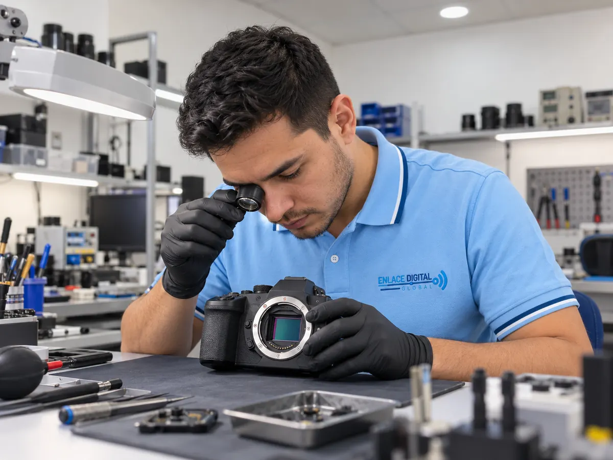 Cámaras y lentes — servicio técnico