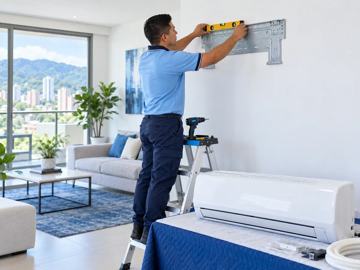 Instalación de aire acondicionado