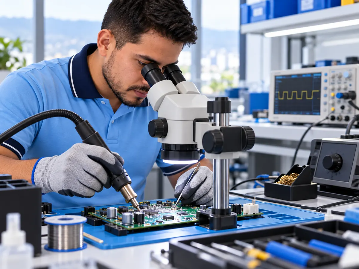 Reparación de tarjeta electrónica